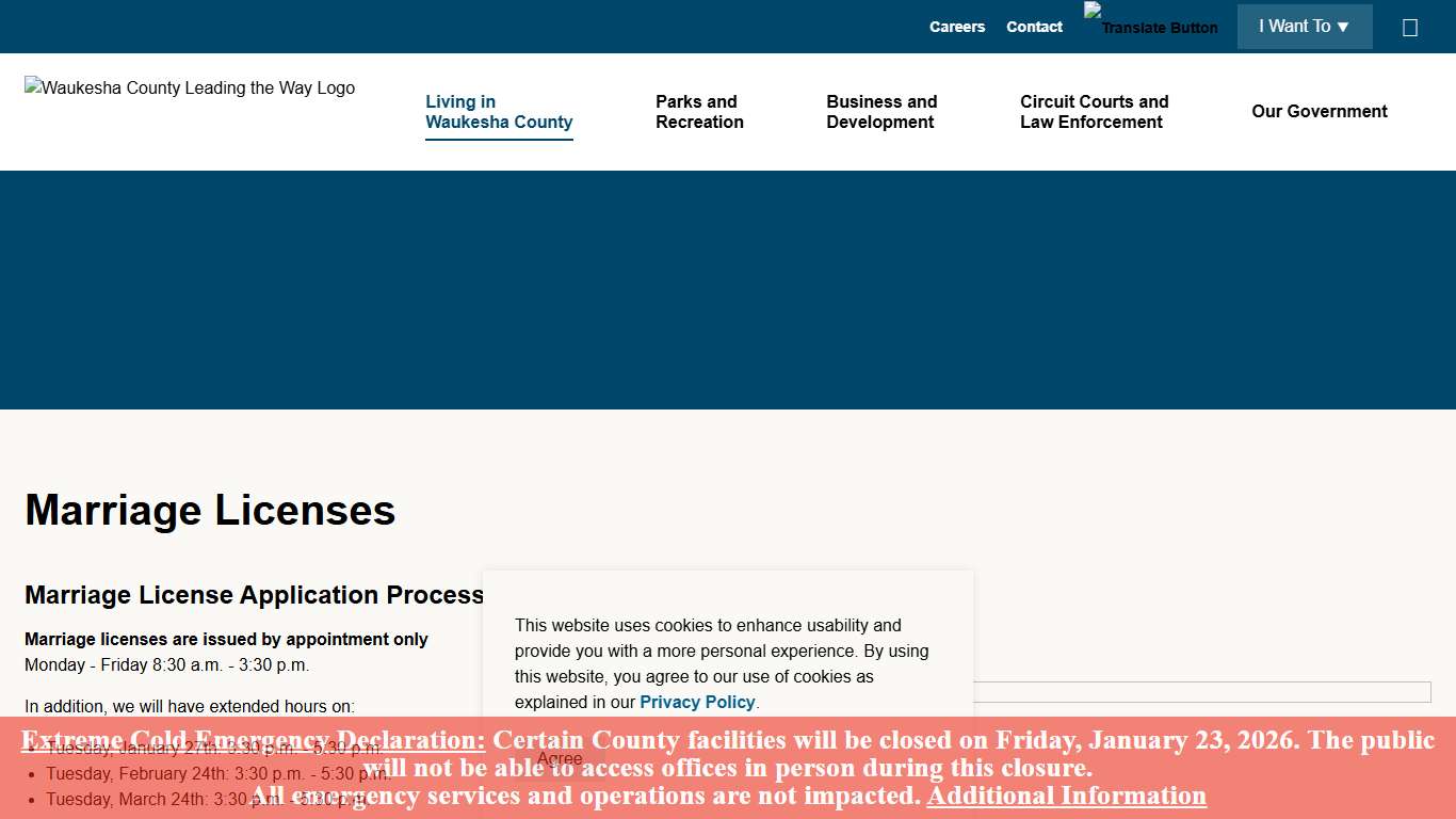 Marriage Licenses Waukesha County